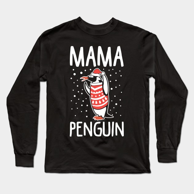 Matching Penguin Ugly Christmas Sweatshirts Long Sleeve T-Shirt by KsuAnn